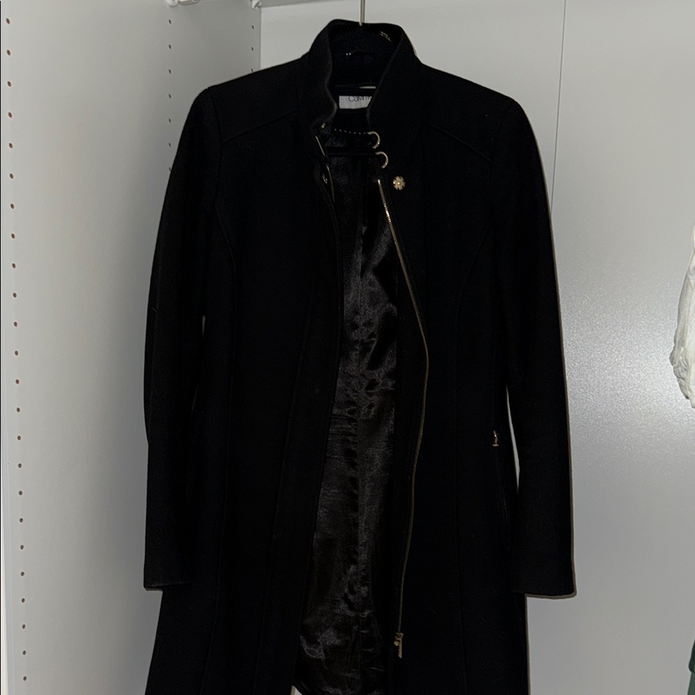 Calvin Klein Black Women's Coat